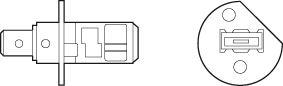 AMPUL 12V H1 55W KARTON KUTU - +%50 IŞIK - VALEO - OEM 002587100000