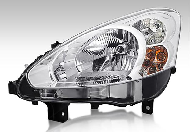 SAĞ FAR PARTNER TEPEE 12> (ELEKTİRKLİ) (H4) (MOTORLU) - AYFAR - OEM 9677202380