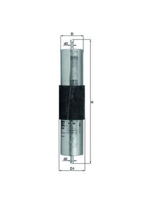 YAKIT FILTRESI BMW M42 M43 M50 M52 E36 E46 E39 E38 E31 - MAHLE - OEM 13321740985