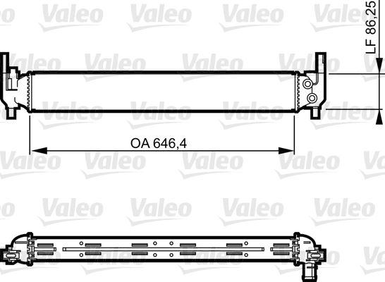 TURBO RADYATORU (INTERCOOLER) POLO 1.2 TSI 11> - VALEO - OEM 6R0145805H