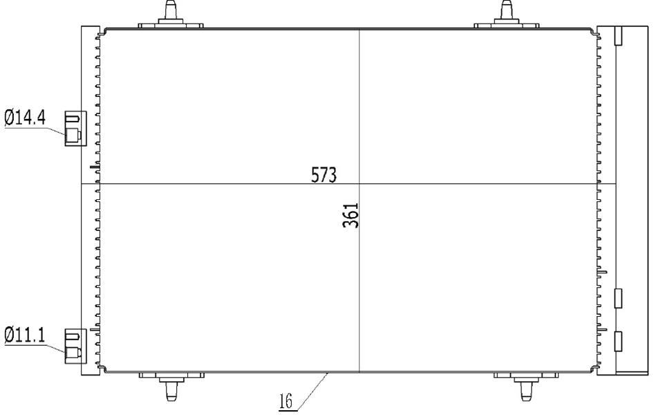 KLİMA KONDENSERİ (RADYATÖRÜ) PEUGEOT P508 10> CITROEN C5 10> 1.6 HDI (DV6) THP-VTI (EP6) (OTO.-MEK.) - ORIS - OEM 6455.JC