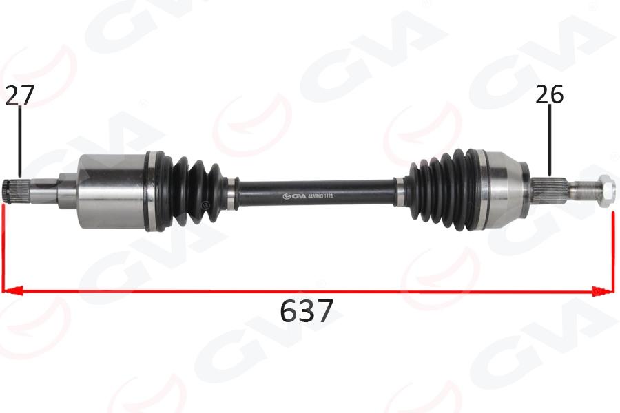 ON AKS KOMPLE SOL FOCUS III 11 >17 C MAX 10 >17 1.0 ECOBOOST 1.5 TDCI 1.6 TDCI - GVA - OEM AV613B437CC