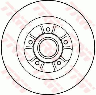 ARKA FREN AYNASI RENAULT LAGUNA II 01>07 SCENIC II 05>08 (274x11x5D) - TRW - OEM 7701472838
