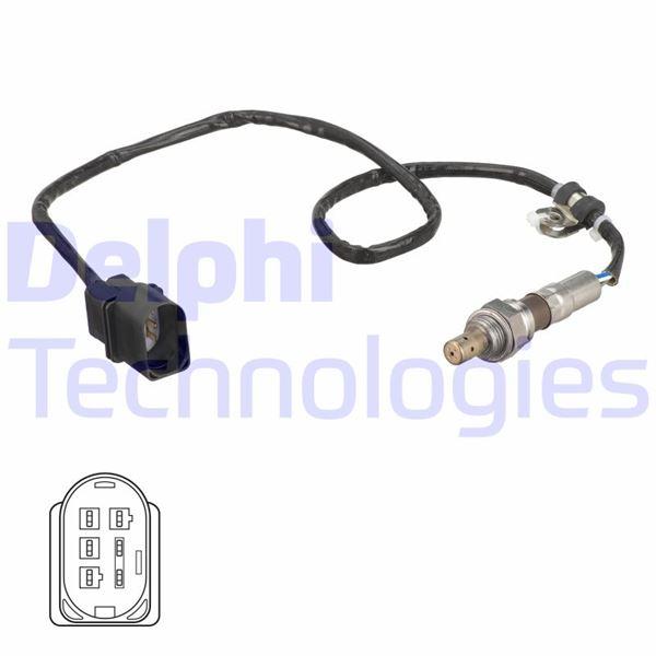Ön OKSİJEN SENSÖRÜ AUDI-SEAT-SKODA-VWAUDI A3.A3 Cabrio.A3 Sportback-SEAT Altea.Altea XL.Leon.Toledo- - DELPHI - OEM 06A906262BR