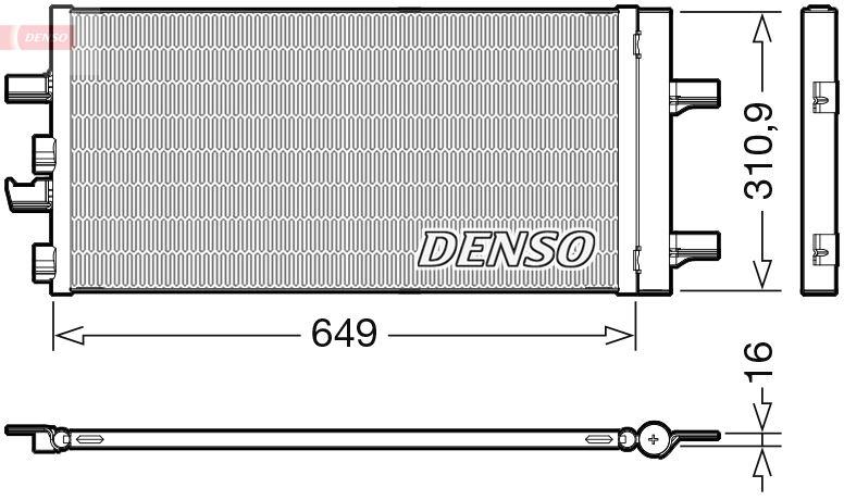KLIMA RADYATORU BMW F40 F44 F45 F46 F48 F39 MINI COUNTRYMAN F60 - DENSO - OEM 64539271207
