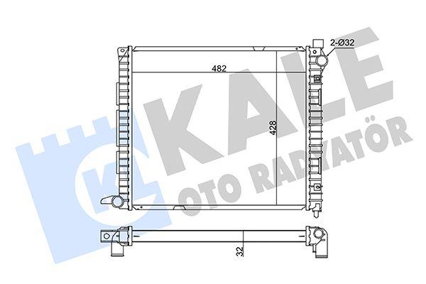 RADYATOR FREELANDER (MT) AL PL BRZ - KALE - OEM PCC000100