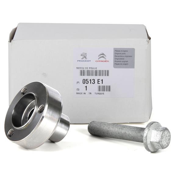 KRANK KASNAK GÖBEĞİ VE DİŞLİ CİVATASI P207-P208-P308-P508-P2008-P3008-P5008-RZC-PARTNER-BERLINGO-C3-C4-C5- DS3-DS4-DS5 1.6 THP-VTI EP6C - PSA - OEM 0513.E1