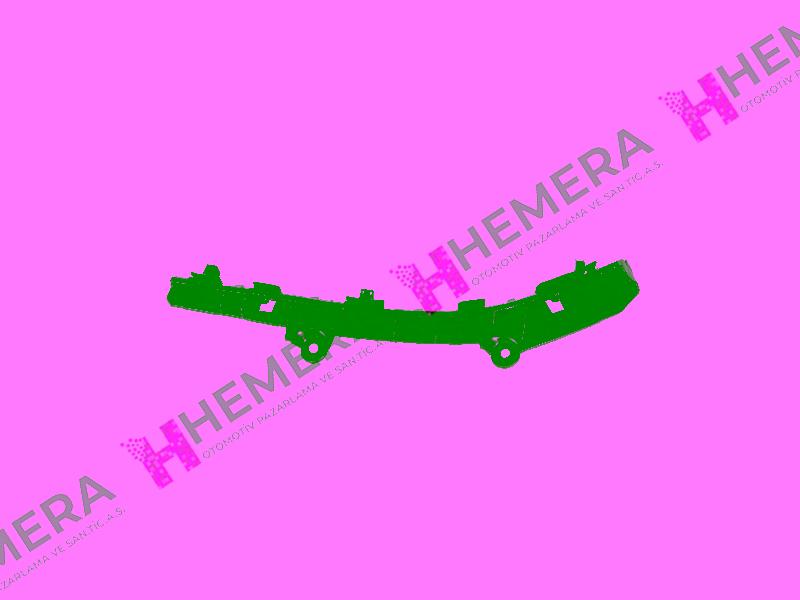 TAMPON ARKA BRAKETI PLASTIGI SOL KADJAR 2014- - DE-GA - OEM 850454989R