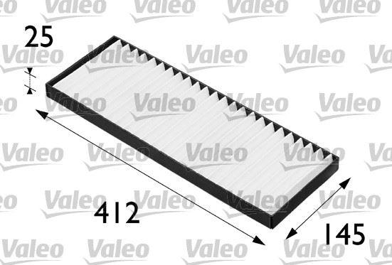 POLEN FİLTRESİ OPEL VECTRA B 1.6i-16i 16V-1.8i 16V-2.0-2.0i 16V-2.5i V6-2.6i V6 (95-02) - VALEO - OEM 1808607