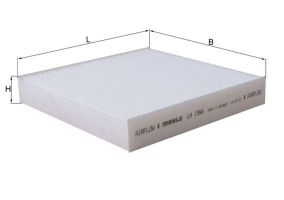 POLEN FİLTRESİ — MAHLE LA1566 - MAHLE