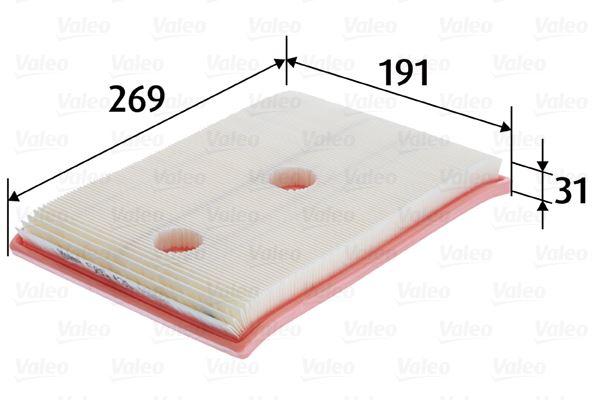 HAVA FİLTRESİ GOLF VII-POLO V-A3 III-OCTAVIA 1.2 TSI-1.4 TSI 12=> - VALEO - OEM 04E129620