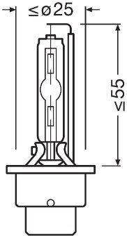 AMPUL GAZ DESARJLI 35W (D2S) XENARC NIGHT BREAKER LASER (Next Generation) (SXNN) - OSRAM
