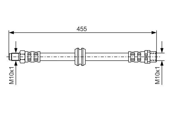 FREN HORTUMU ON BMW E36 91>98 - BOSCH - OEM 34321159717