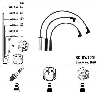 RC-DW1201 ATEŞLEME KABLOSU - NGK
