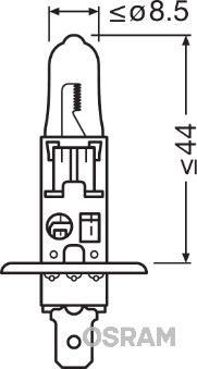 BLİSTER AMBALAJ - AMPUL 24V H1 70W - OSRAM