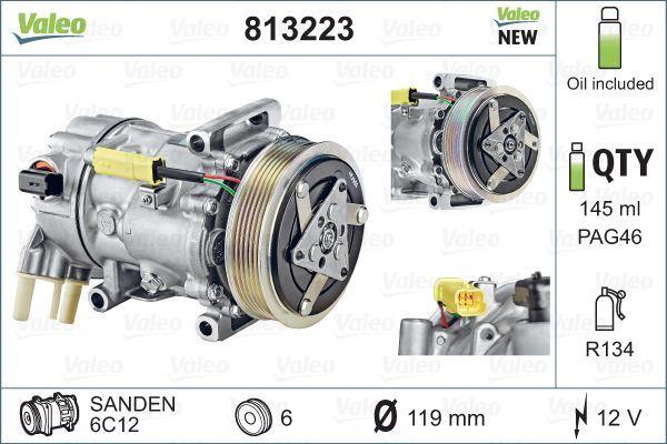 KOMPRESOR P308 NEW C3 - VALEO - OEM 6453-QJ