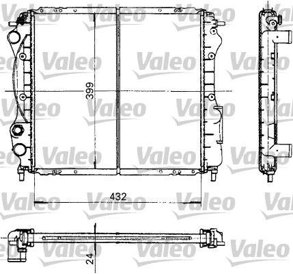 RADYATOR CLIO 1.2 RL RN RT - VALEO - OEM 7700806575
