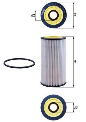 PASSENGER CARS — MAHLE OX1311D - MAHLE - OEM 72539254