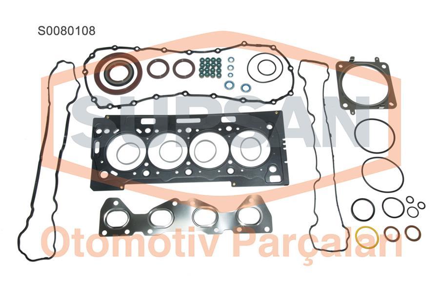 CONTA TAM TAKIM PEUGEOT 206-307-PARTNER 1.6 16V (ENG. TU5JP4) - SUPSAN - OEM 0249.A9