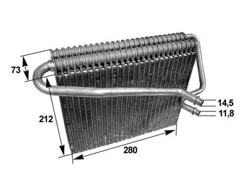 KALORİFER RADYATÖRÜ (KLİMA EVAPARATOR) ASTRA G-ZAFIRA A 98> (280x212x73) - MAHLE - OEM 1618185