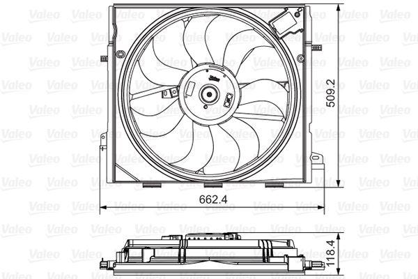 DAVLUMBAZLI FAN MOTORU RENAULT ESPACE V 15>23 1.6DCI 1.6TCE - VALEO - OEM 214816969R