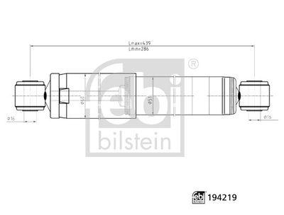 ARKA AMORTİSÖR BOXER III-JUMPER III 2.2 HDİ-3.0 HDİ 06> DUCATO III 2.2D-2.3D GAZLI - FEBI - OEM 5206.TR