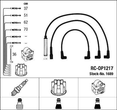RC-OP1217 ATEŞLEME KABLOSU - NGK