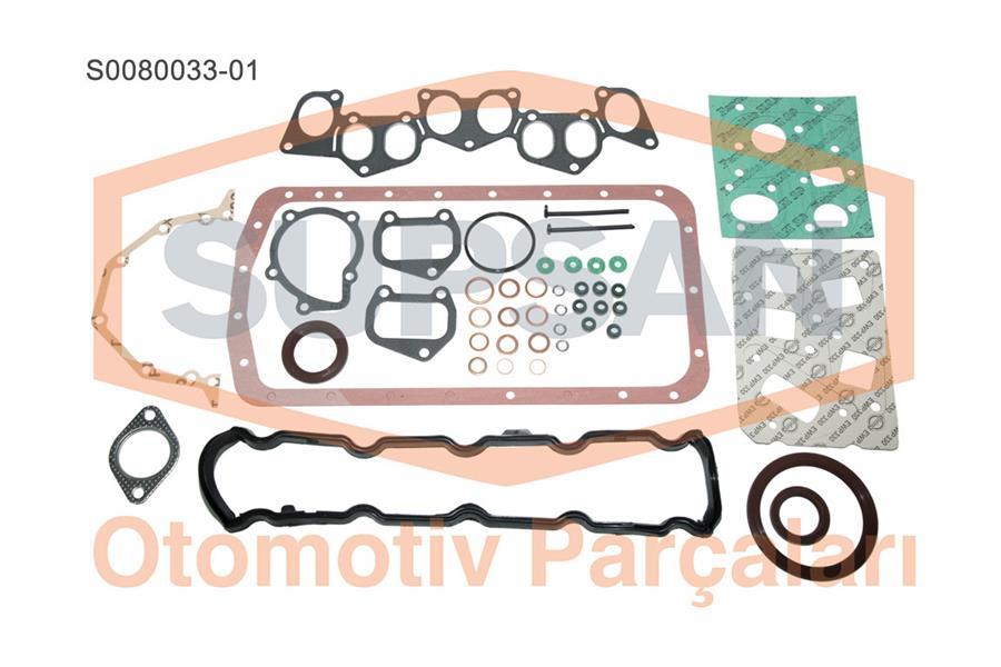CONTA TAM TAKIM PEUGEOT PARTNER - CİTROEN BERLİNGO - BOXER DİESEL 1.9 (ENG. XUD7/XUD9/9A) - SUPSAN - OEM 19773.H5