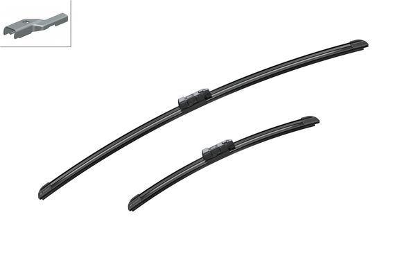 ÖN SİLECEK SÜPÜRGESİ 650/380MM (MUZ TİPİ) PARTNER TEPE - BERLINGO 08> GRANDE PUNTO -LINEA 08> FIESTA VI 08> CORSA D 06> CORSA E 14> AVEO 11> MITO 09>AEROTWİN SİLECEK SETİ - [650/380 MM] A 432 S - BOSCH - OEM 8A6JS17528AA