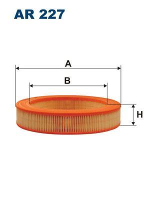 HAVA FİLTRESİ ACCORD I (79-83)-COLT I-LANCER F II-LANCER I-LANCER III - FILTRON - OEM 17200671000