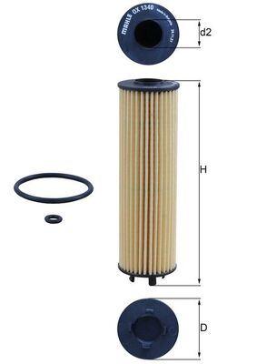 YAĞ FİLTRESİ FORD CONNECT 22> VW ARTEON-PASSAT-TIGUAN-CADDY-A3-Q2-LEON-TARRACO-SUPERB-OCTAVIA 17> (DSUD-DTRB-DTRD-DEZE-DTNA 2,0 TDI) - MAHLE - OEM VWN3CA