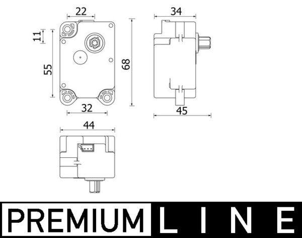 KALORIFER MOTORU LAND ROVER FREELANDER 2 L359 06>14 - MAHLE - OEM LR003175