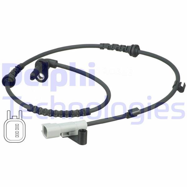 ABS HIZ SENSÖRÜ ÖN; SOL CHEVROLET AVEO 1.4 03/11> - DELPHI