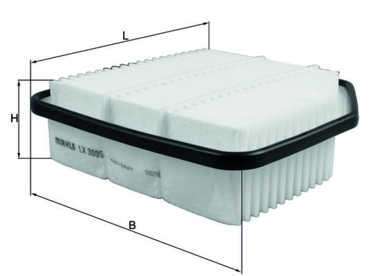 HAVA FİLTRESİ Air filter element — MAHLE LX3005 - MAHLE