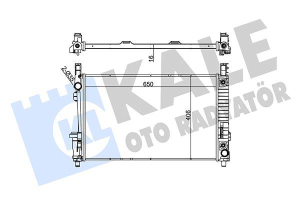 MOTOR SU RADYATORU MERCEDES W169 W245 - KALE - OEM A1695001803