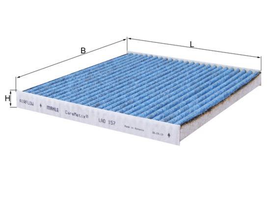 POLEN FİLTRESİ CareMetix Cabin Air Filter — MAHLE LAO157 - MAHLE