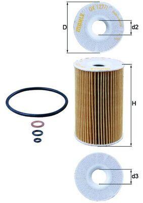 YAG FILTRESI BMW M40 M43 M44 E30 E36 E46 E34 - MAHLE - OEM 11421716192