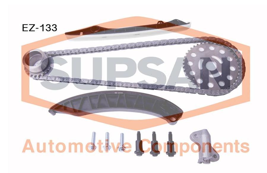 EKSANTRİK ZİNCİR SETİ OPEL MOVANO B 10> RENAULT MASTER III 10> 2.3 DCİ-CDTI M9T / NISSAN NAVARA 2.3L YS23 D23 15-> (1302800Q1F) - SUPSAN - OEM 93168149