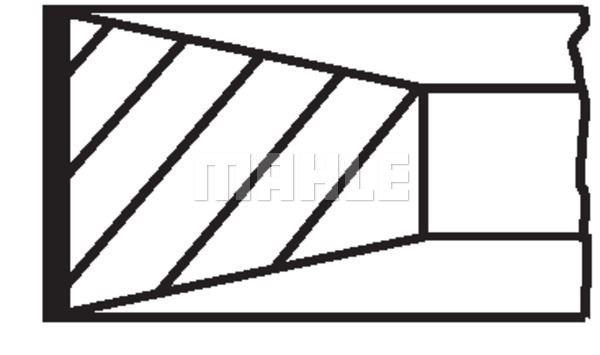 RİNGSET (80)MM BMW — MAHLE 08169N0 - MAHLE