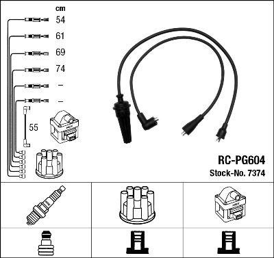RC-PG604 ATEŞLEME KABLOSU - NGK