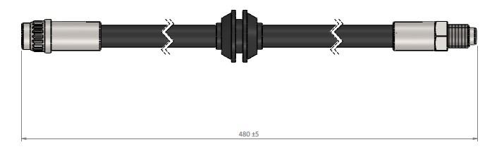 FREN HORTUMU ön Modus-Grand Modus 04-.. - CAVO - OEM 8200129954