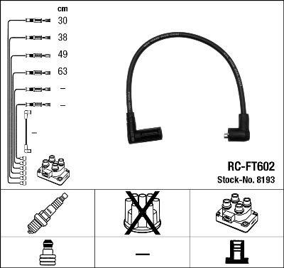RC-FT602 ATEŞLEME KABLOSU - NGK