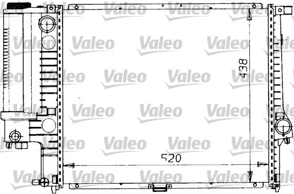 MOTOR SU RADYATORU BMW M20 M40 M43 M50 E34 - VALEO - OEM 17111737763