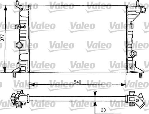 RADYATOR VECTRA B BVM - VALEO - OEM 90528302