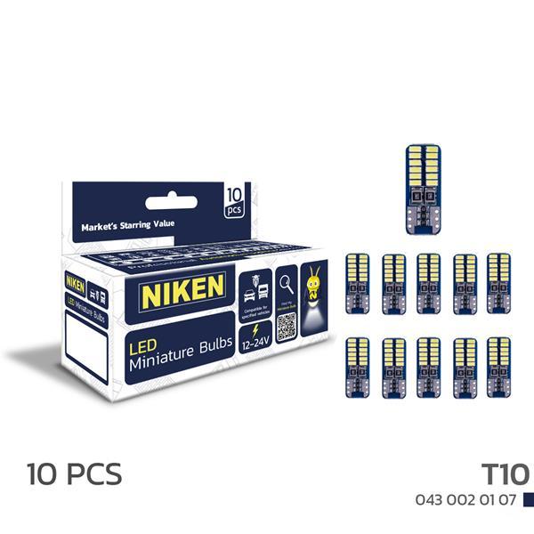 LED AMPUL T10CANBUSPARKLEDİ24LEDLİ(10LU) - NIKEN