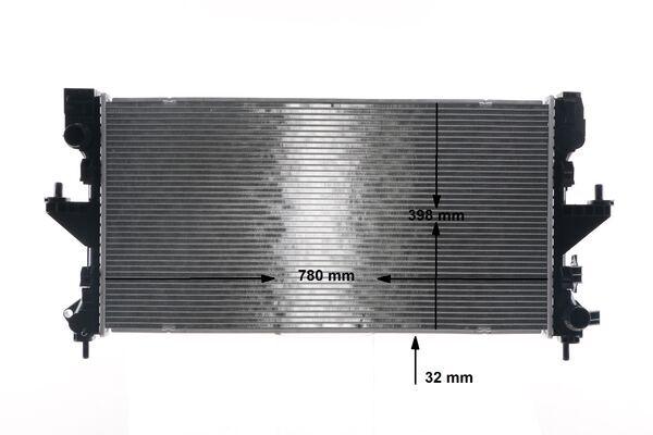 Kühlmittelkühler CITROEN JUMPER - MAHLE
