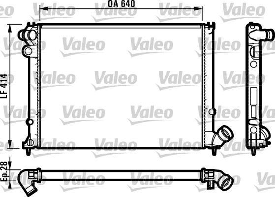 RADYATOR 406 — VALEO VAL-731381 - VALEO - OEM 1301-FR