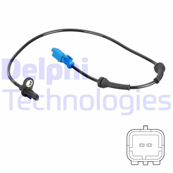 ABS HIZ SENSÖRÜ CITROEN C3-C4 CACTUS-DS3- DS DS3 11-2009> - DELPHI - OEM 9800035980