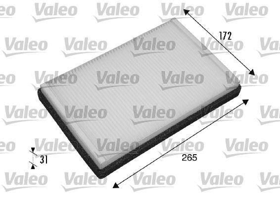 POLEN FİLTRESİ VOLVO 850 91-96 C70 97-05 S70 97-00 V70 97-00 XC70 97-02 CU2650 - VALEO - OEM 9171296
