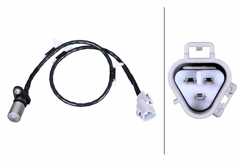 KRANK MİLİ SENSÖRÜ TOYOTA HILUX VIGO 2,5L 3,0L 2KD-FTV 1HD-FTV KUN15 KUN25 KUN35 KUN26 05-15 / HIACE 2,5L 2KD-FTV KLH12 KLH22 D-4D 07-12 / LAND CRUISER PRADO 3.0L KDJ95 KDJ120 KDJ150 KDJ155 00-> - HELLA - OEM 9091905050